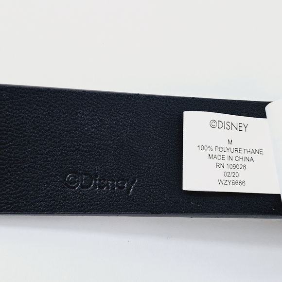 New! Disney Minnie Mouse Leopard Cheetah Gold Buckle Belt - Picture 7 of 8